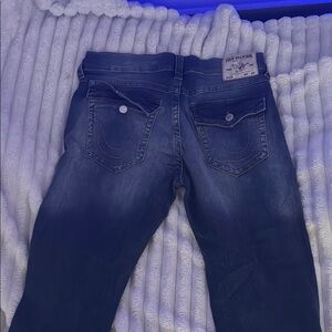 True Religion Blue Skinny Jeans Classic Style
